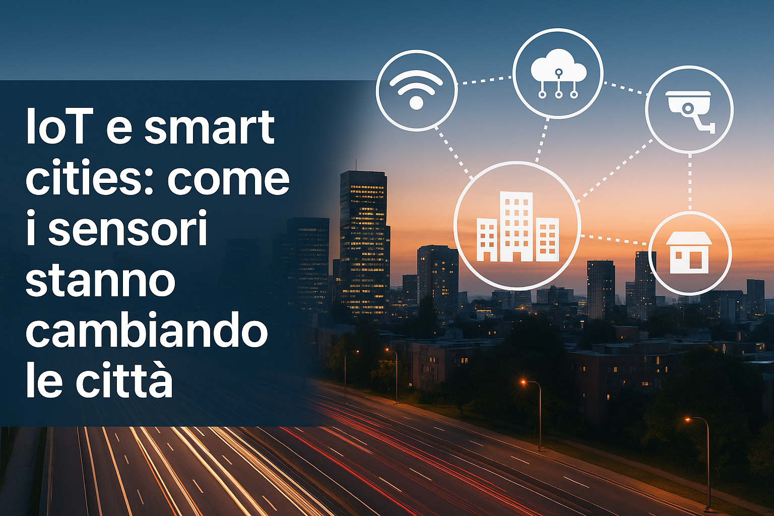 IoT e smart cities: sensori che trasformano le città del futuro