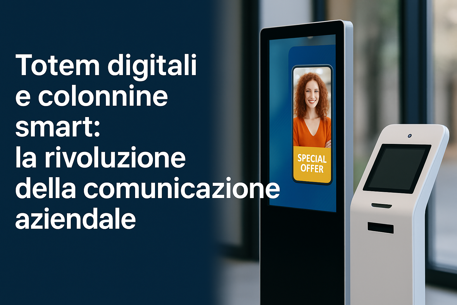 Totem digitali e colonnine smart la rivoluzione della comunicazione aziendale luxygroup